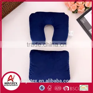 2 in 1 Travel U Shape Microbead Neck Pillow, Hot Selling 2 in 1 Pillow, Easy-carrying 2 in 1 Travel Pillow thumbnail-2