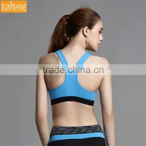 2017 Latest FashionTop Design Ladies Sports Bra Custom Mesh Fitness Bra Yoga Bra thumbnail-3