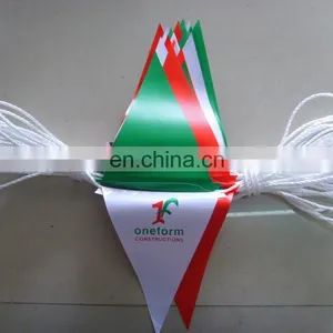 Colorful Fabric Bunting Flags/PVC Vinyl PE Flag and Bunting From Wenzhou Fly thumbnail-2