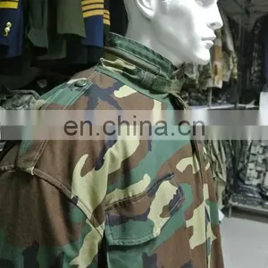 Wholesale Woodland Winter Men Camouflage M65 Field Army Jacket thumbnail-5