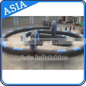 Outdoor Inflatable Zorb Track Games Kart Racing Trace Inflatables thumbnail-1