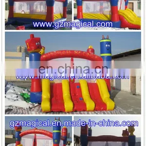 Inflatable Bouncer Castle Inflatable Bouncer Inflatable Slide thumbnail-1