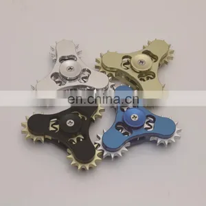 2017 New Fashion Hand Spinner 4 Gear Metallic EDC Fidget Spinner Fidget Toy Adults Focus Anti Stress Gifts F964 thumbnail-1
