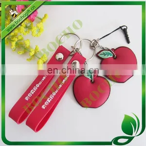 PVC Mobile Phone Straps With Screen Cleaner thumbnail-1