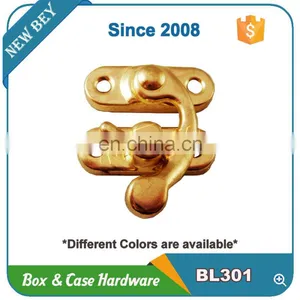 NEW BEY Wholesale Small Golden Locks for Jewelry Wooden Gift Box thumbnail-1