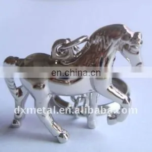 Metal 3D Key Chain Horse Standing Key Chain thumbnail-1