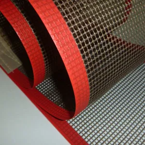 PTFE Teflon Coated Fiberglass Fabric Cheap Conveyor Mesh Belt thumbnail-3