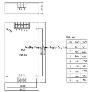PAB-B3 Series 50-150W AC DC Converter thumbnail-2