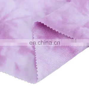 Tie Dyed Fabric Cotton Terry Tie Dyed Fabric Autumn Winter Casual Wear Sportswear Big Fish Scale Fabric 2020 Hot thumbnail-1