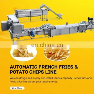500kg per Hour Full Automatic Frozen French Fries Making Machine Production Line thumbnail-3
