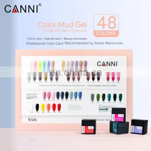 CANNI 5g One Stroke Painting Gel Thick Jelly Color Mud uv Led Gel Paste Soak Off UV LED Nails Gel Paints Polish for Nail Art thumbnail-2