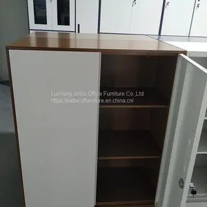 KD Swing Door Storage File Cabinet Office Furniture White Color H1200XW900XD400mm thumbnail-1
