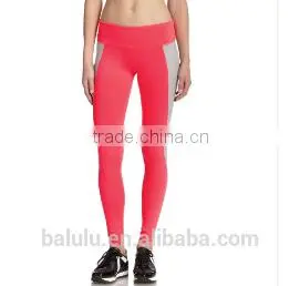 Four Way Strethable 88% Nylon 12% Spandex Dry Fit Custom Yoga Tights thumbnail-4
