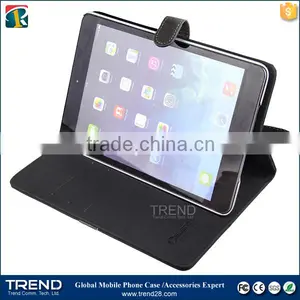 China Supplier With Belt Folding Leather Flip Case for Ipad Mini thumbnail-6
