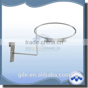 150mm Metal Chrome Gridwall Hat Display Rack thumbnail-1
