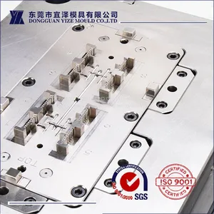 Injection Molding China factory PBT Nylon-66 6T 9T LCP Connector Injection Mold for Semiconductor Processing Industry thumbnail-1