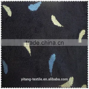 Feather Printed Spandex Corduroy Fabric thumbnail-4