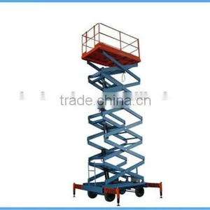 New Product in Market Scissor Mobile Hydraulic Raising Lift Platform thumbnail-4