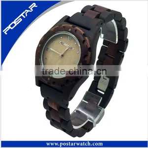 Most Fashion Watch Men and Women Custom Logo Handcraft Wood Watch thumbnail-2