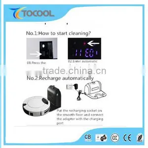 Cordless Automatic Smart Vacuum Cleaning Robot Auto Charge With Remote thumbnail-1