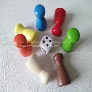 The Manufacturer Sells Wooden Checkers, Wooden Dice, Games, Wooden Chess Pieces, Table Games, Chess Figurines, Chess Pieces in Stock thumbnail-1