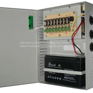 Multiple Output 8CH 13.8V120W CCTV Camera UPS Uninterruptible Power Supply With Battery Charge Function Ce FCC thumbnail-2