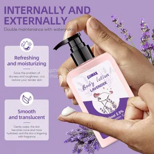 Private Label Lavender Shea Nut Body Lotion Cream Moisturizing Whitening Soothing Brightening Body Skin For Women thumbnail-5