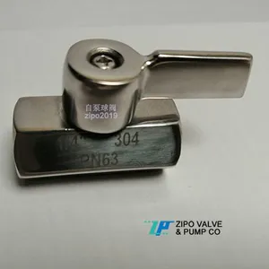 Special Stainless Steel Threaded End Mini Ball Valve for Water Purifier thumbnail-3