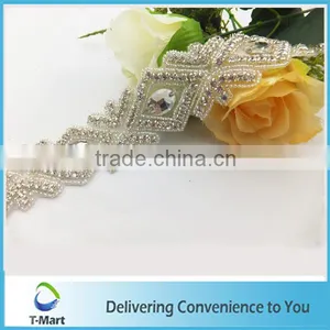Factory of Crystal Applique for Bridal Sash Decoration thumbnail-1