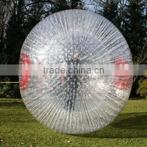 Funny Commercial Interesting Inflatable Blue Land Zorb Ball for Sale thumbnail-3