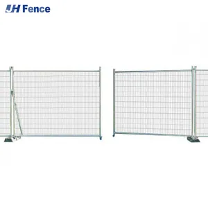 Construction Site Hoarding Fence Australia Movable Wire Mesh Cross Tube Temporary With Foot thumbnail-2