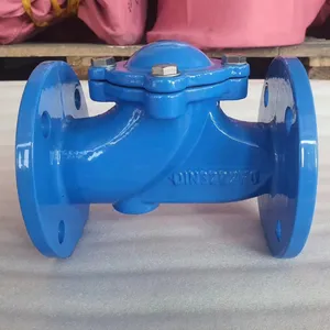 DIN 3202 F6 PN16 Ductile Iron GGG50 GGG40 Flange Ball Type Check Valve Soft Seal Non Return Valve Check Valve thumbnail-4