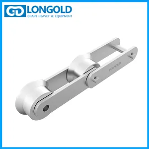 LONGOLD Double Pitch Stainless Steel Conveyor Chain, Rollers Optional thumbnail-1