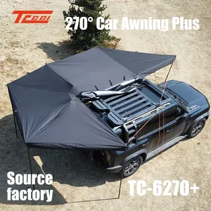 Car Side 270° Awning Plus,carmounted Rotating Sky Curtain,aluminum Alloy Oxford Cloth Canopy,camping Rainproof Sunshade thumbnail-4