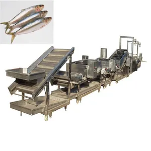 Factory Genyond Small Scale Canned Tuna Production Line Fish Processing Plant Sardine in Oil Canning Machine thumbnail-1