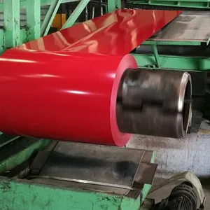 Prepainted Galvanized Steel Coil PPGI Color Coated Steel Coil Weather Resistant Custom Color Thickness for Roofing Building Material thumbnail-4