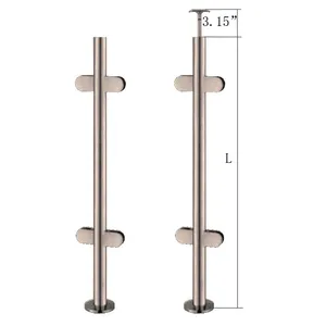Glass Guardrail Support Post for Commercial Interiors thumbnail-2