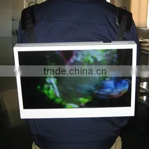 19 Inch Backpack Indoor Application and Tft Type Digital Signage Display/ Backpack 3g Android Wireless Led Advertising Play thumbnail-4