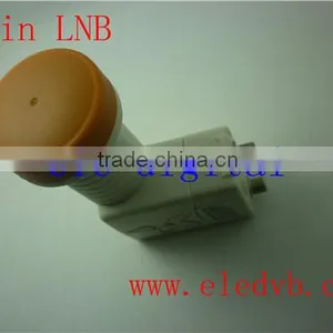 Ku Band Universal LNB/LNBF Twin 2-outputs White Shell thumbnail-1
