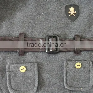 British Style Wasp-waisted Woolen Cloth Dog Coat Fit for Spring Autumn and Winter thumbnail-4