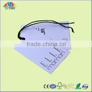 Wholesales Print Black Clothing Tag for Brand Clothing Tag or Garment Tag thumbnail-4