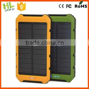 Fashionable Dual Usb Portable Powerbank Solar 10000mah thumbnail-1