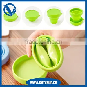 2016 Popular Eco-friendly Silicone Collapsible Travel Cup thumbnail-5