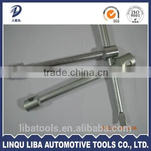 Metric Hardware Tool Double Head Heavy Duty Torque Wheel Wrench With Wrecking Bar thumbnail-1