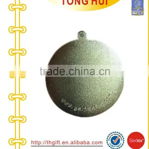 Silver Lacquered Colors Metal Coin Pendants thumbnail-2