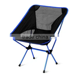 Folding Fishing Chair Yellow Red Blue Cheap Outdoor Adult Folding Half Moon Chair thumbnail-4