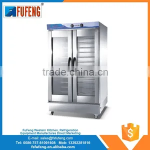 FEL-2B-2 New Double Doors 24 Trays Electric Leavening Chamber Price for Sale thumbnail-1