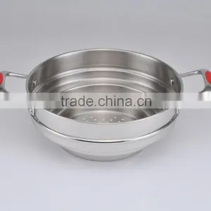 Kitchen Stainless Steel Metal Cookware Multiple Steamer 16/18/20CM thumbnail-1