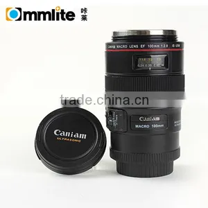 Black Micro Camera Stainless Steel Mug Lens Cup for Canon 10MM thumbnail-3