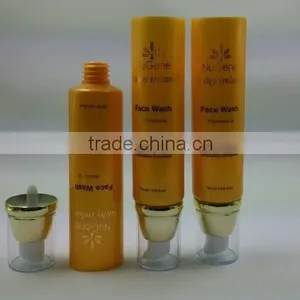 Exquisite Cosmetic Tube With Airless Pump Cap for Whiten Cream /Plastic Tube With Airless Pump Cap for Cosmetics Packaging thumbnail-1